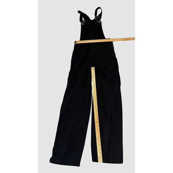 Levis Premium Womens Black Denim Overalls W25 - Picture 8 of 10